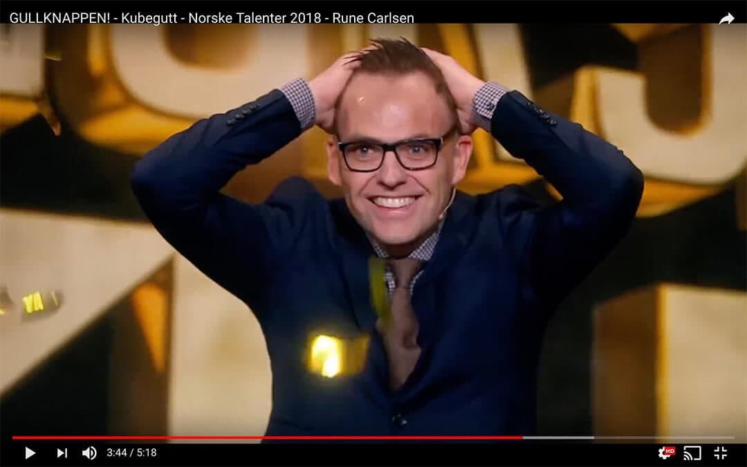 Originalt artikkelbilde fra Gullknapp i Norske Talenter.